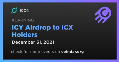 ICY Airdrop to ICX Holders