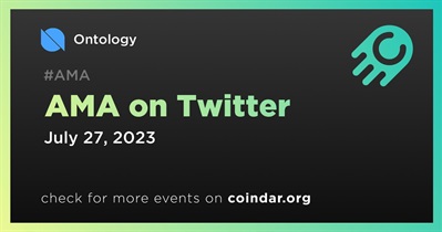 Ontology to Host AMA on Twitter on July 27th