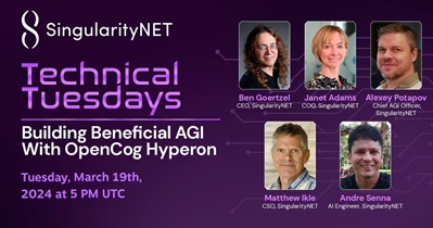 SingularityNET to Hold Live Stream on YouTube on March 19th