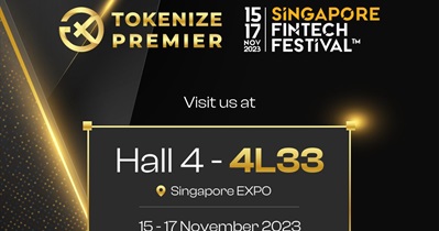 Tokenize Xchange to Participate in Singapore FinTech Festival in Singapore