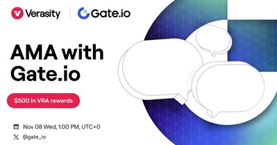 Verasity and Gate.io to Hold AMA on X on November 8th