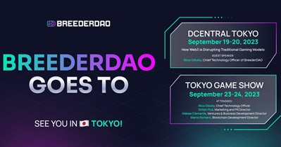 BreederDAO to Participate in DCENTRALTokyo in Tokyo