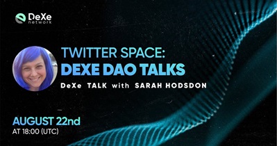 DeXe to Hold AMA on Twitter on August 22nd