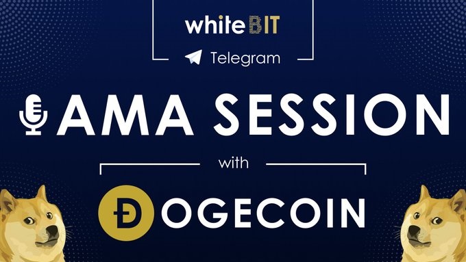 Dogecoin DOGE AMA on WhiteBIT Telegram — Coindar