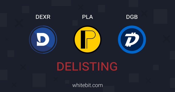 Делистинг с биржи WhiteBIT