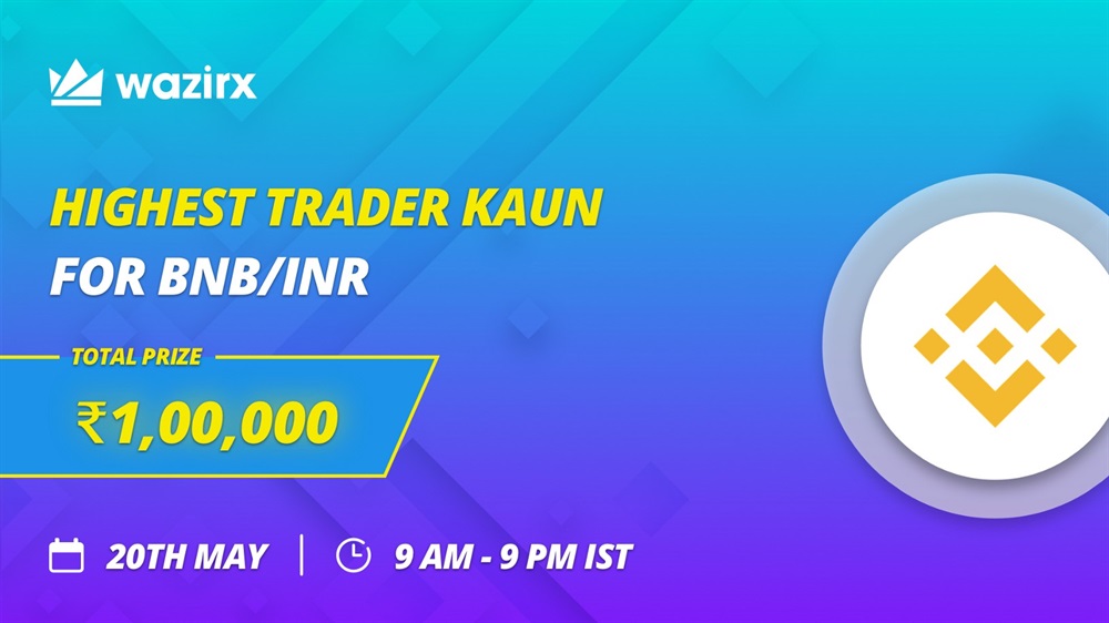 Binance Coin BNB: Trading Competition on WazirX — Coindar