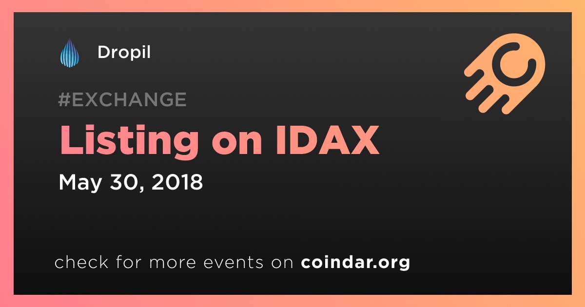 IDAX पर लिस्टिंग