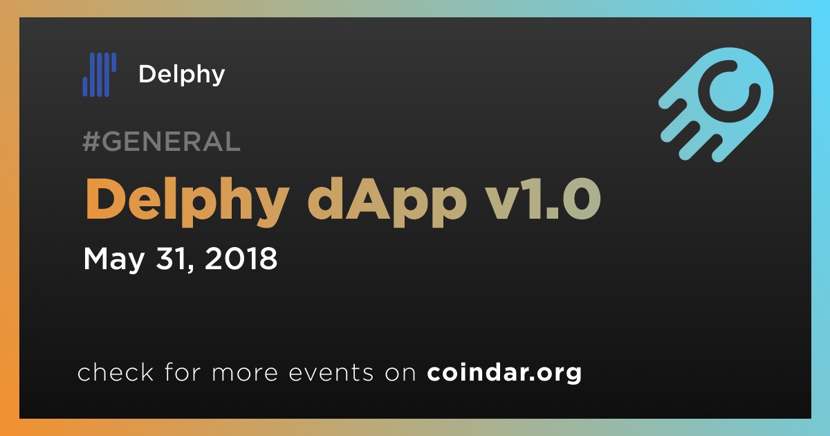 Delphy dApp v1.0