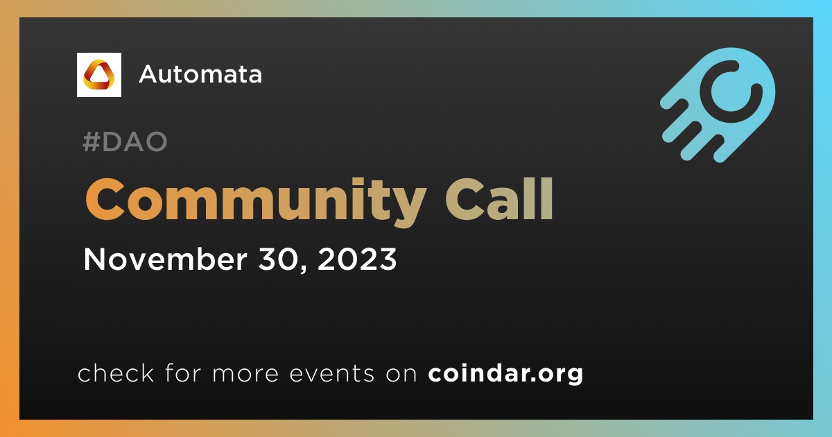 Automata ATA: Chamada de Comunidade — Coindar