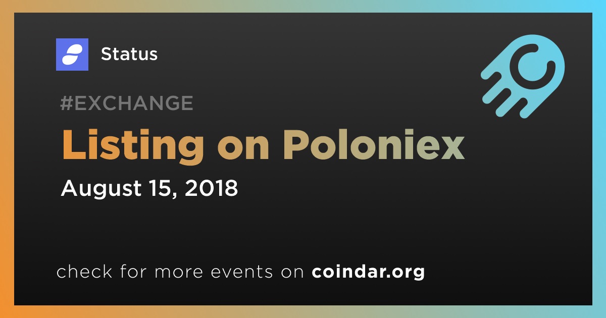 Listing on Poloniex