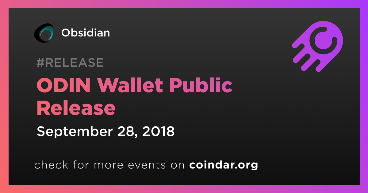 ODIN Wallet Public Release
