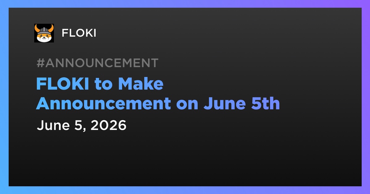 Announcement/