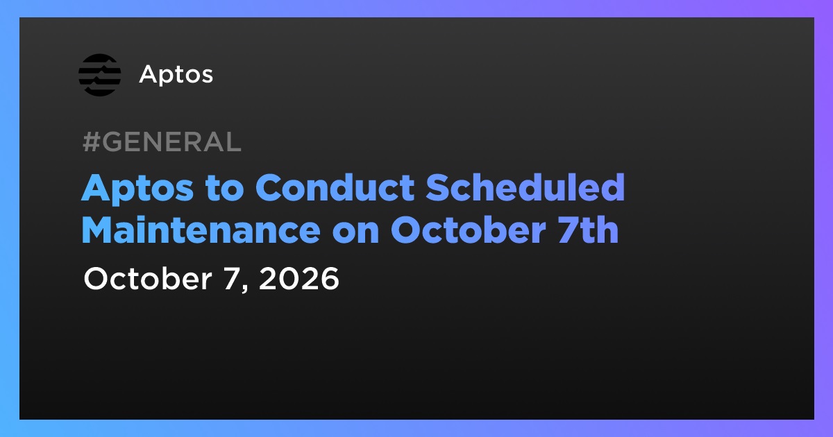 Maintenance/