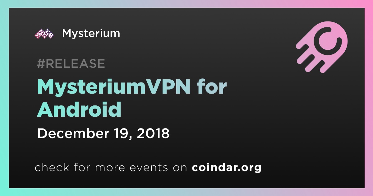 MysteriumVPN for Android