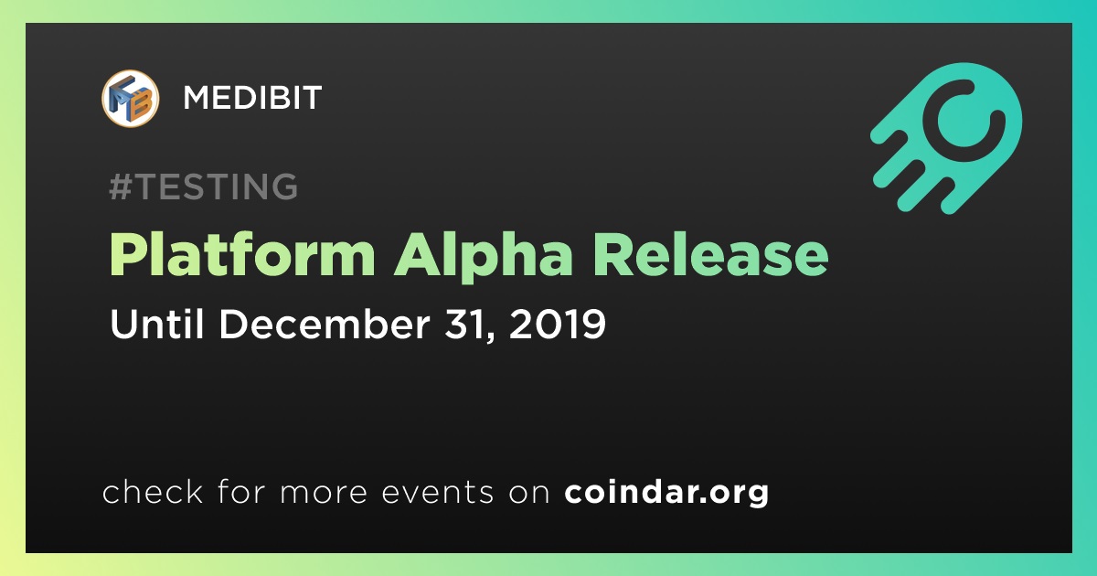 Platform Alpha Release