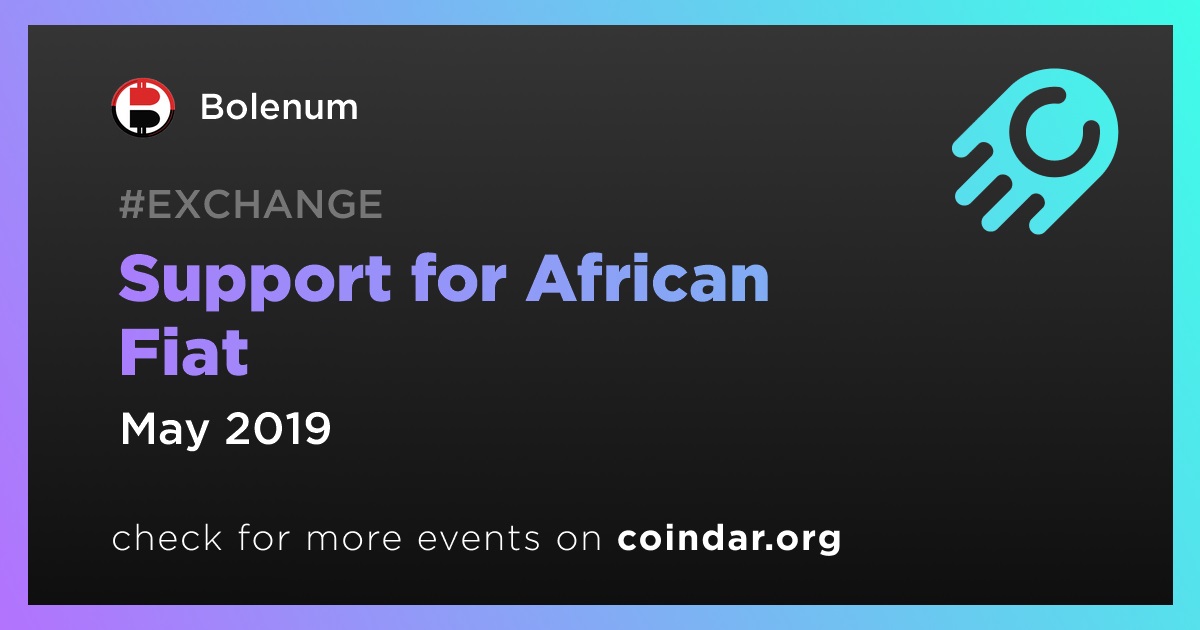 Support for African Fiat
