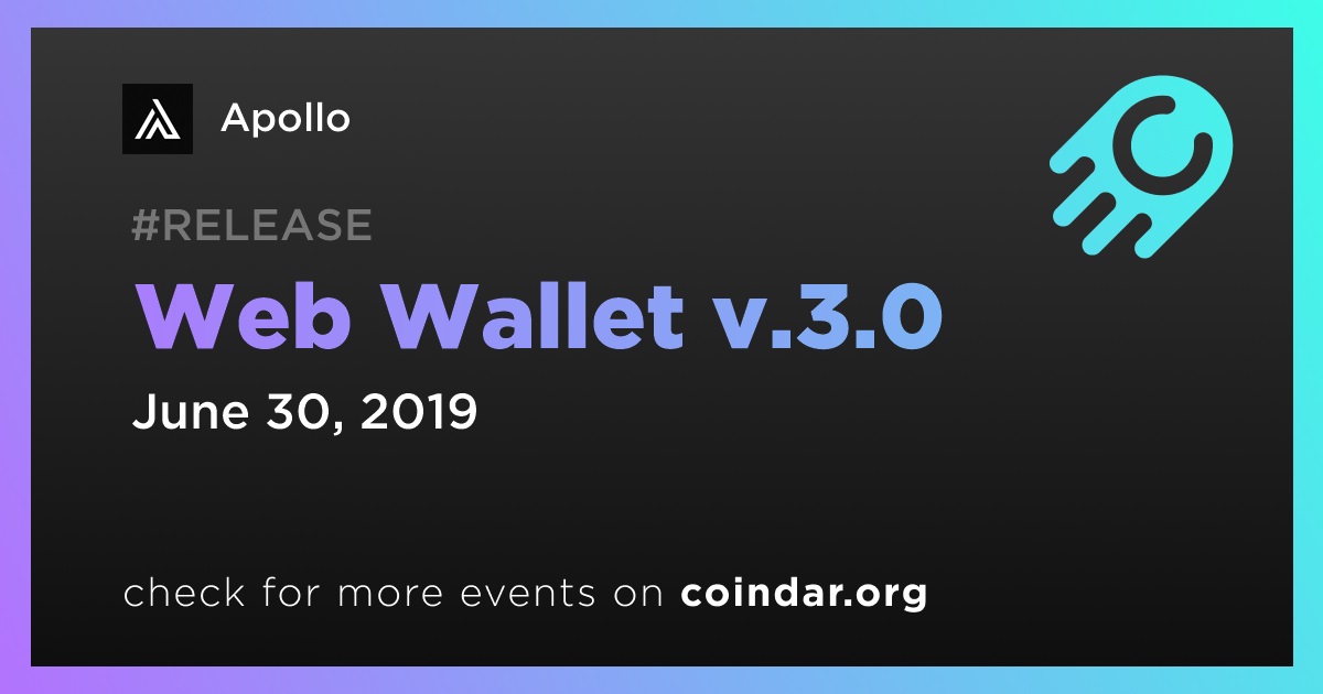 Web Wallet v.3.0