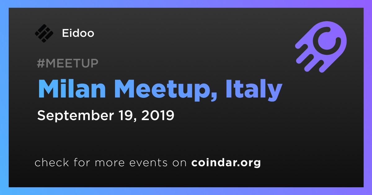 Milan Meetup, Italy