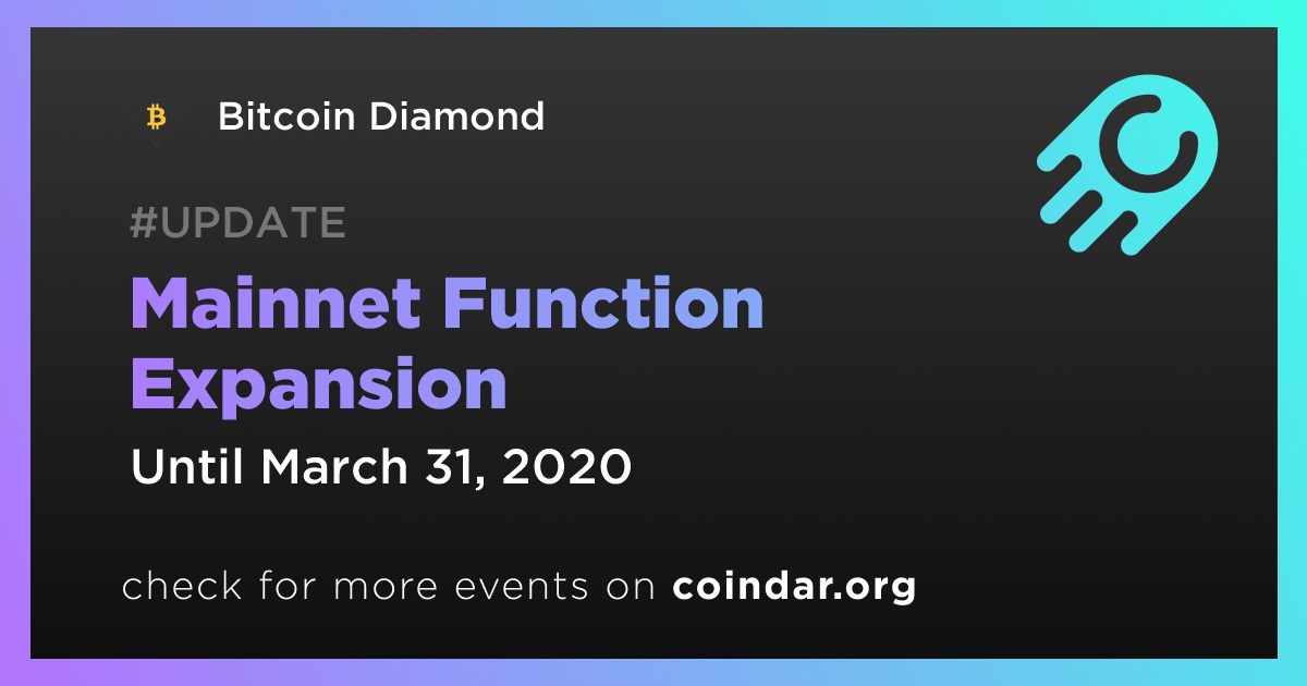 Mainnet Function Expansion