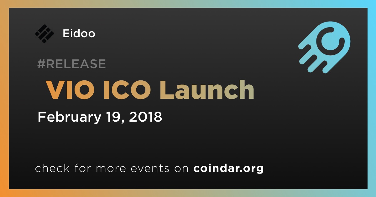 VIO ICO Launch