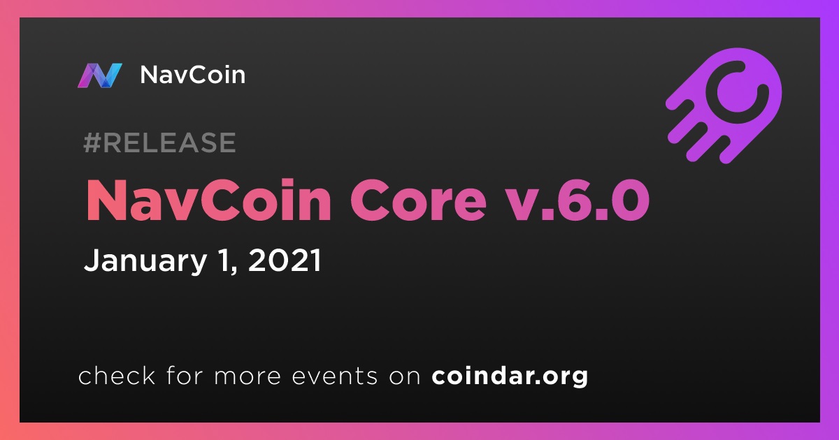 NavCoin Core v.6.0