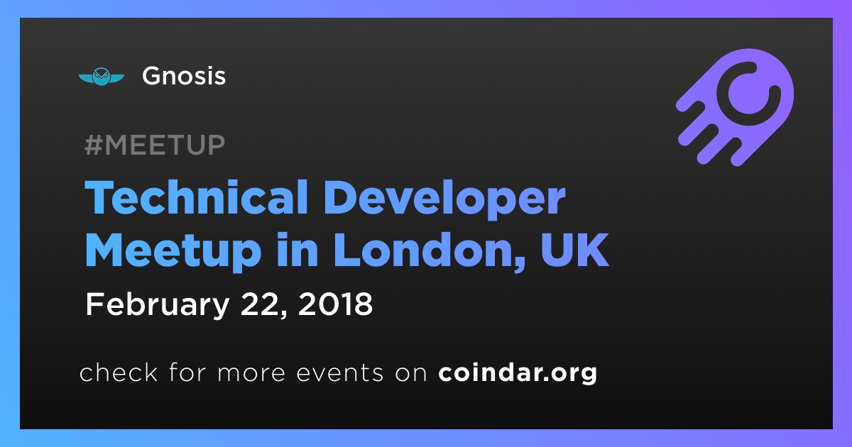 Technical Developer Meetup in London, UK