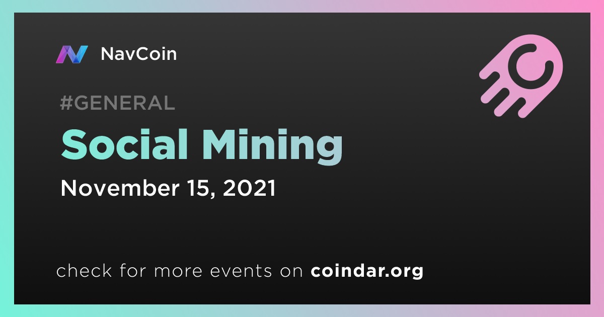 Social Mining