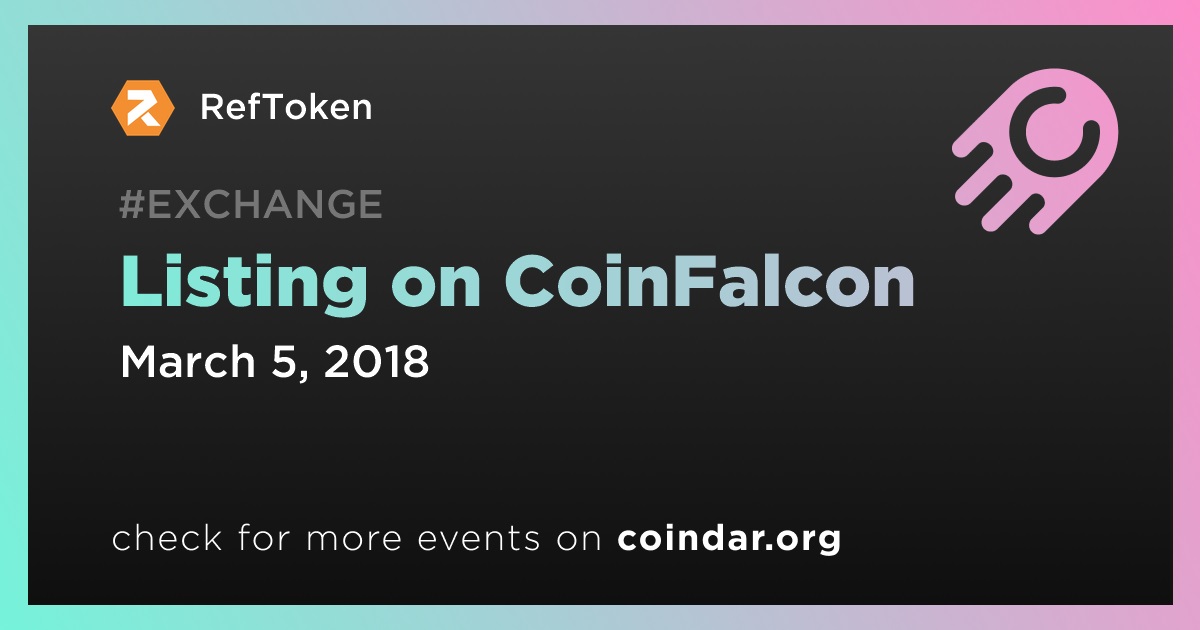 Listing on CoinFalcon