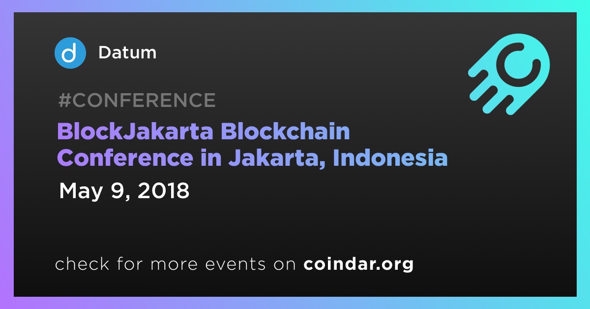 Conferencia BlockJakarta Blockchain en Yakarta, Indonesia