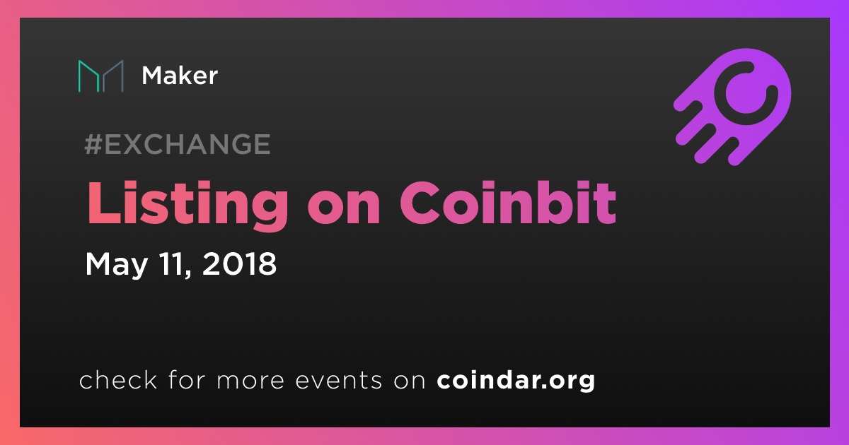 Listing on Coinbit