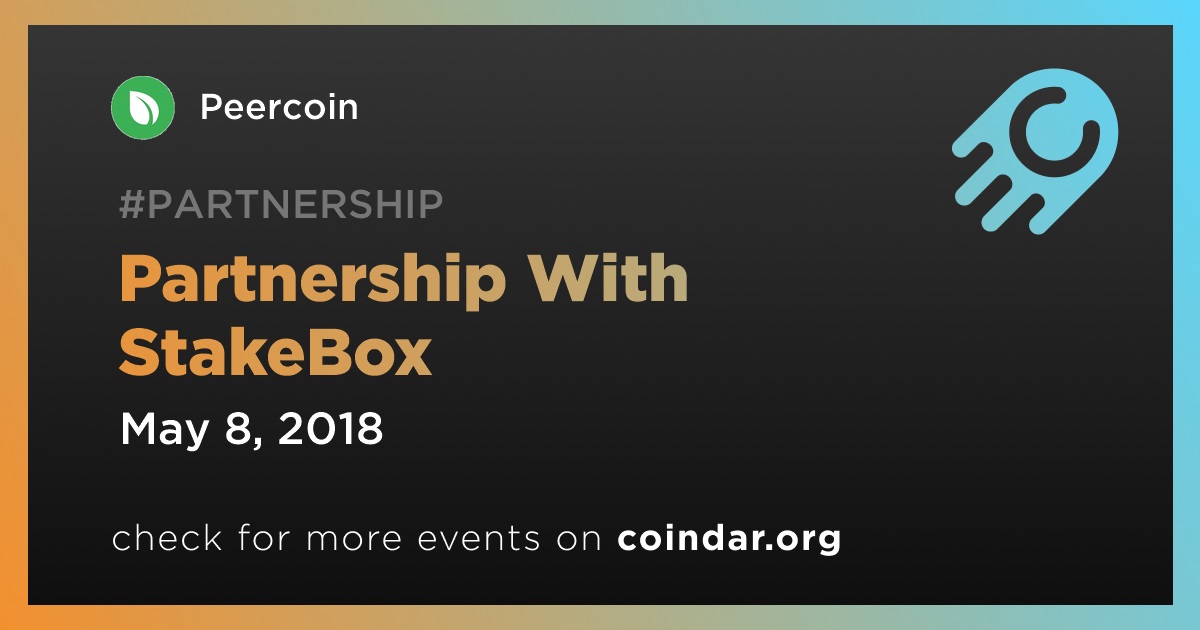 Partnership With StakeBox
