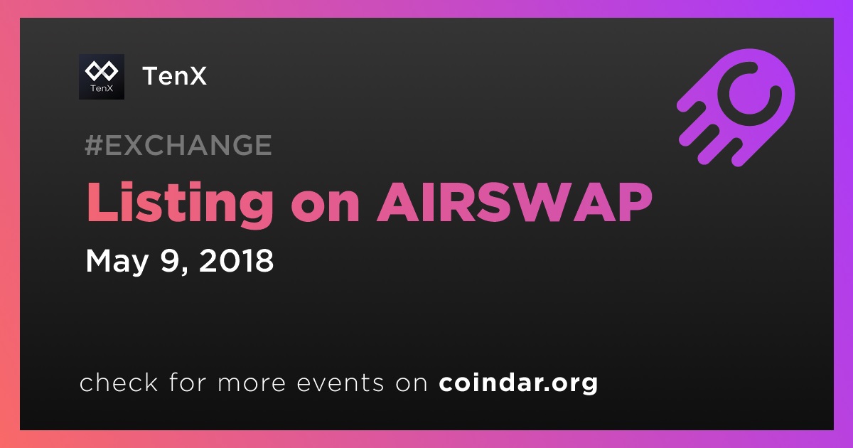 Listing on AIRSWAP