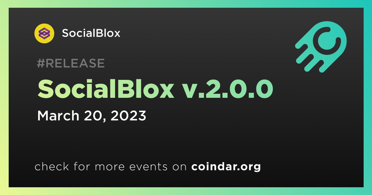 SocialBlox v.2.0.0