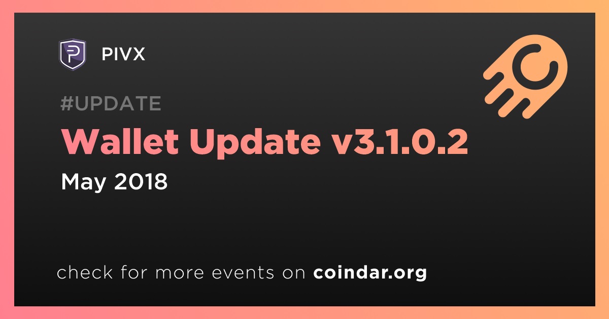 Actualización de billetera v3.1.0.2