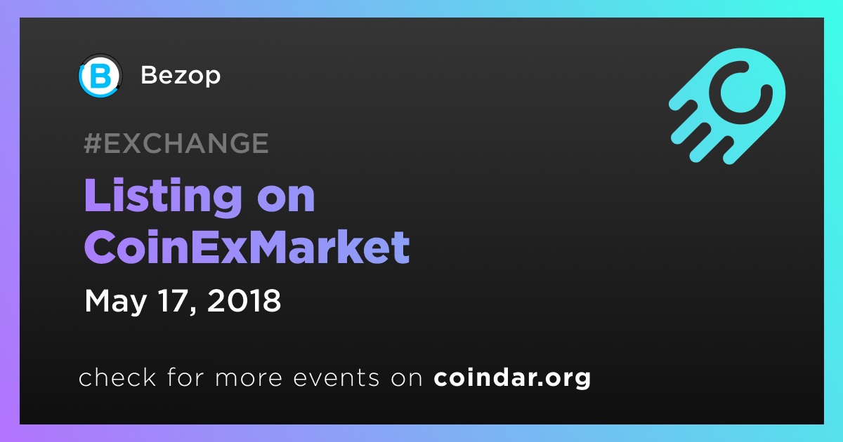 Listing on CoinExMarket