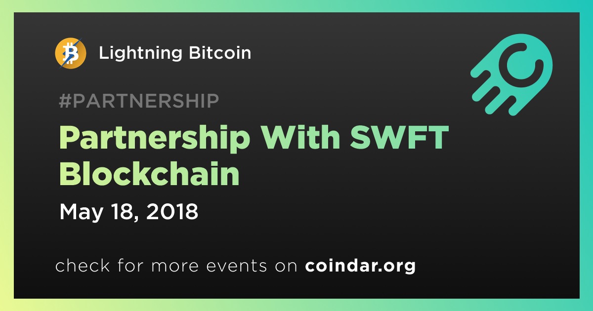 Parceria com a SWFT Blockchain