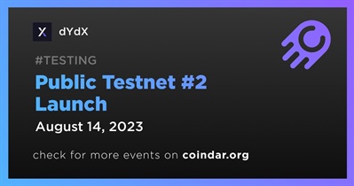 Ra mắt Testnet công khai #2