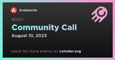 Avalanche to Host Community Call on YouTube August 10