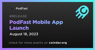 Lançamento PodFast Mobile app