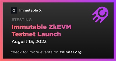 Immutable X to Launch ZkEVM Testnet