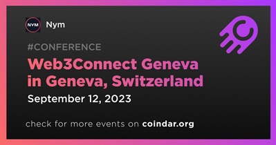 Nym to Participate in Web3Connect Geneva in Geneva on September 12th