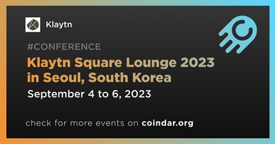 Klaytn Square Lounge 2023 em Seul, Coreia do Sul