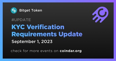 Bitget to Update KYC Verification Requirements