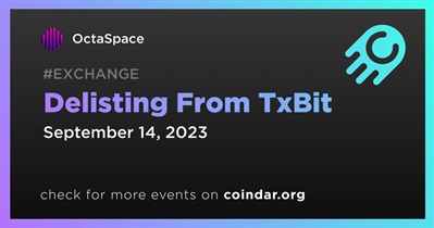 OctaSpace to Be Delisted From TxBit on September 14th