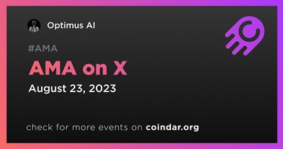 Optimus AI to Hold AMA on X on August 23rd