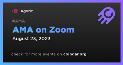 Agoric to Hold AMA on Zoom