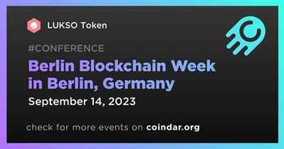 LUKSO to Participate in Berlin Blockchain Week in Berlin on September 14th