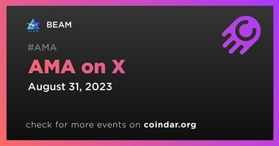 BEAM to Hold AMA on X on August 31st