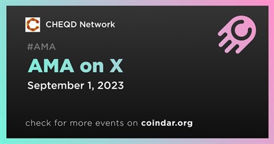 CHEQD Network to Hold AMA on X on September 1st