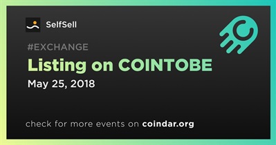 COINTOBE에 상장